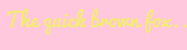 Image with Font Color F4EA77 and Background Color FFC8DD